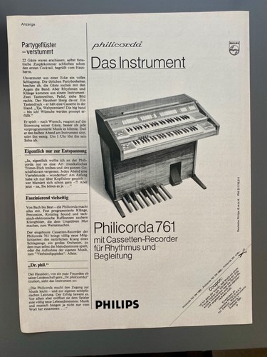 Philips philicorda 761 - philips,