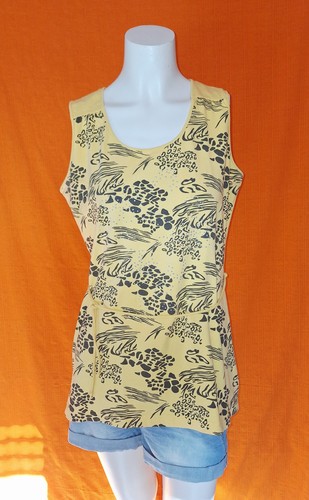 Gelbes damen shirt oberteil - gelbes,