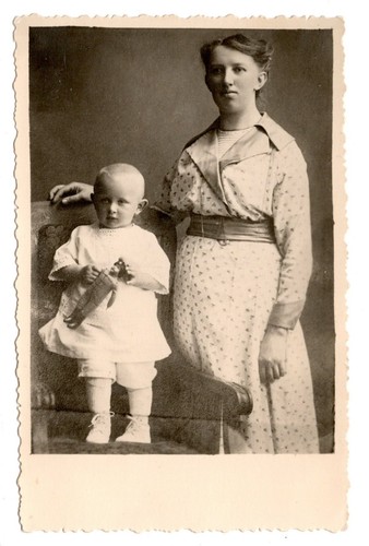 Foto 1915 mutter kind - foto,