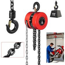 1T Kettenzug Handseilwinde 3m