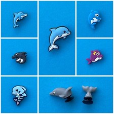 Schuhstecker/Shoe Charms/Pin für Clogs MEERESTIERE/DELFIN/DOLPHIN/3D
