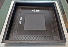 Beton Gießform Schalungsform Terrassen Platte 40x40x 5 cm mit Randverzierung-236