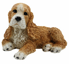 Dekofigur Cocker Spaniel Welpe Hundefigur Kollektion Castagna aus Resin H 16 cm