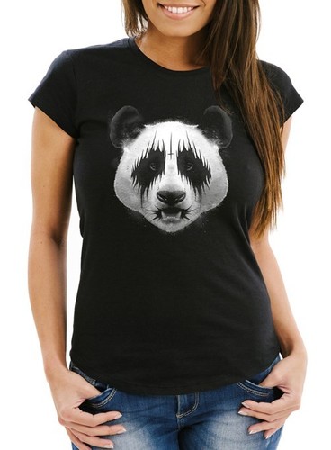 Damen shirt black metal - black,