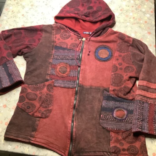 Ixtlan patchwork zip hoodie - patchwork,