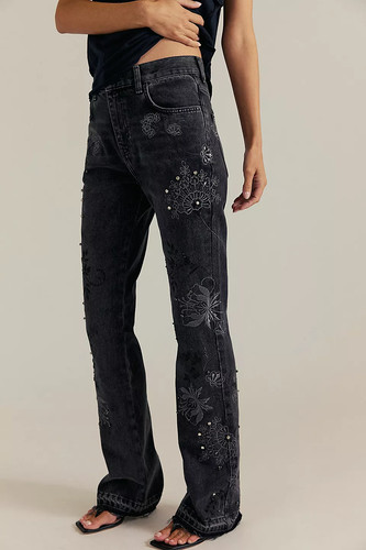 Free people bestickte jeans - people,