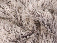 FELL Fellimitat Curly Krampusfell lang lockig BEIGE/BRAUN 27,98EUR /m