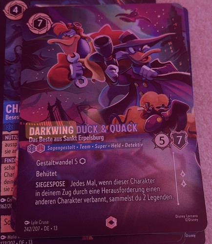 Disney lorcana darkwing - disney,