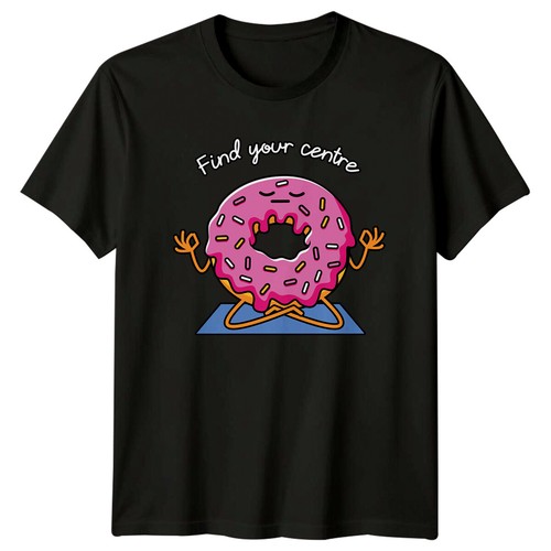 Donut yoga shirt find your - yoga,