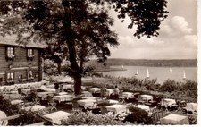 Postkarte :  BERLIN  - Gaststätte "Blockhaus Nikolsloe" (Max O`Brian)