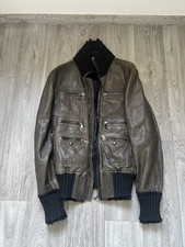 Dolce Gabbana Lederjacke Multipocket Leather Jacket 52 Taupe