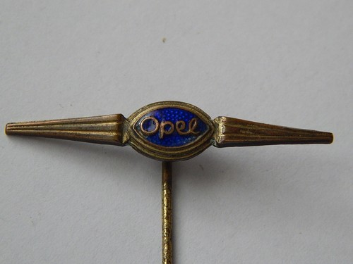 Opel anstecknadel blau - opel,