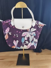Original Longchamp Modele Depose XS Blumenmuster Stofftasche
