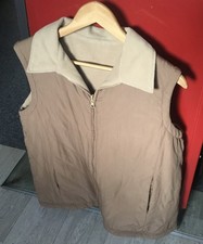 Damenweste - Wende-Weste - Marcel Clair - Gr. M - hellbraun, beige - Polyester