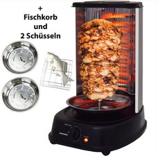 Schaschlikgrill Plumos | Rotisserie | Hähnchengrill | Gyrosgrill | Dönergrill