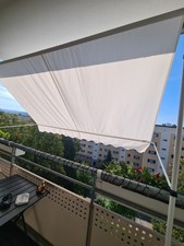 Markise Spannmarkise Handkurbel Balkonmarkise Sonnenschutz Klemmbar Klemmmarkise