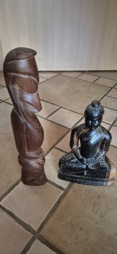 Ebenholz buddha männliche - ebenholz,