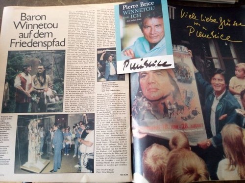 Pierre brice originalautogramm - brice,