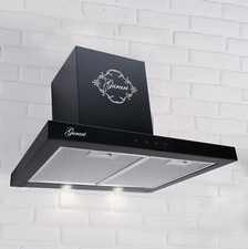 Dunstabzugshaube 60 cm 1000m³/h Schwarz  Gurari 462 BL 6 AUSTELLER