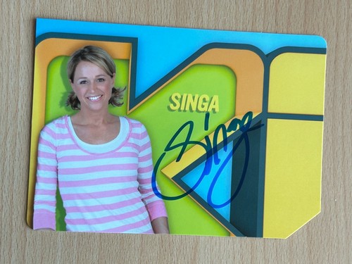 Singa kika autogrammkarte - kika,