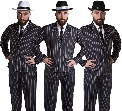 Herren gangster kostüm - herren,