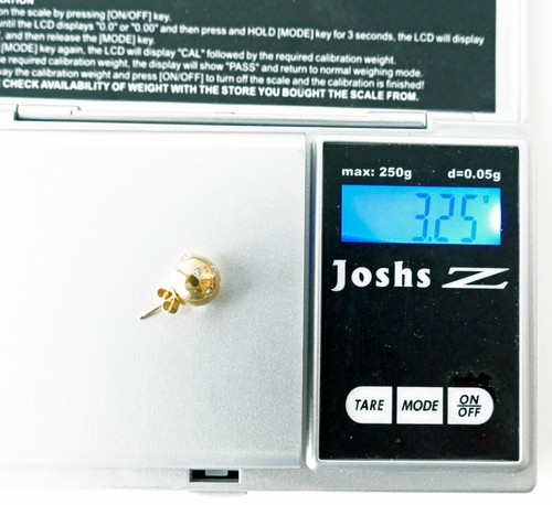 Bruchgold altgold ohrstecker - bruchgold,