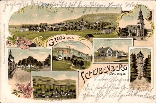 Litho scheibenberg - scheibenberg, im
