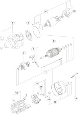 Mahle 220 starter für - mahle,