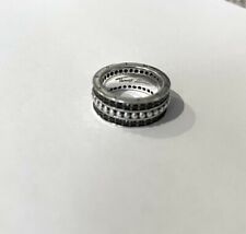 Original Thomas Sabo Eternityring Zirkonia Schwarz Silber Gr. 52  NP219€