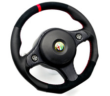 TAUSCH Abgeflacht Alcantara Lederlenkrad fur Alfa Romeo Brera 159 Schaltwippen