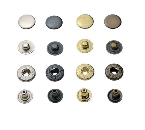 Druckknöpfe feder 5mm - druckknöpfe, 12,5mm