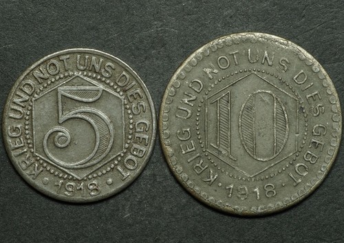 Notgeld 10 pfennig 1918 - notgeld:,