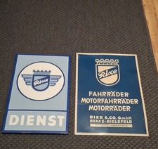 Emaille Schild Blech Rixe