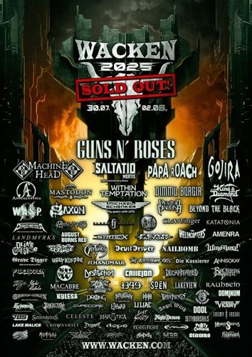 Wacken open air 2025 ticket - open,
