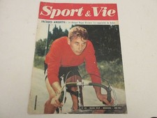 RADSPORT DECOUPE REVUE 394 1959 Jacques ANQUETIL COVER de SPORT & VIE