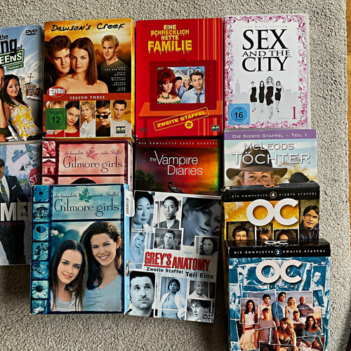 Große sammlung dvd - sammlung, serien