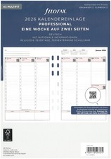Filofax Kalendereinlage DIN A5 /1 Woche /2 Seiten deutsch 2026 Art. Nr. 26-68553