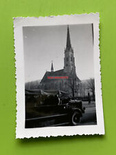 Foto, Wk2, Lkw vor Kirche in Nesselsdorf Suedeten (N)50839