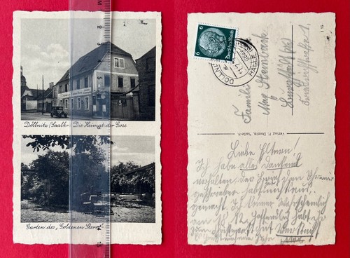 Döllnitz saalekreis 1938 - ak,