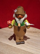 Räuchermännchen Wanderer Pilzsammler Erzgebirge Steinbach H18cm Unbenutzt 