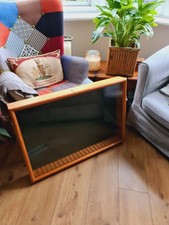 Antike Holz Vitrine Schrank