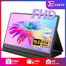 1200:1 Portable Monitor 15,6 Zoll Tragbarer Mobiler IPS Bildschirm FHD 1920*1080