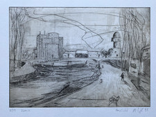 Wien Urania. Radierung: 11/15