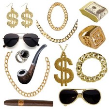 Rapper Accessoires Goldschmuck