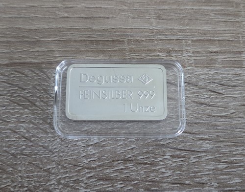 Degussa 1oz silberbarren 999 - silberbarren,