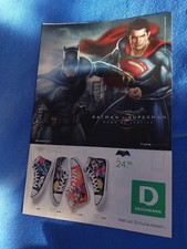 Batman v Superman: Dawn of Justice, Deichmann, Sneaker - Flyer 2016.