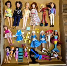 17x Barbie & ähnliche Puppen – Mattel Mini Dolls Vintage Sammlung – Konvolut TOP