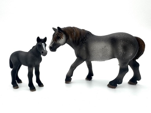 Schleich pferd 13626 percheron - pferd,