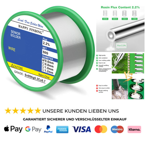 Bleifreier lotdraht mm 50g - lotdraht,