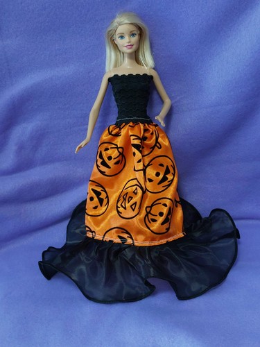 Barbie kleid hexe halloween - barbie,
